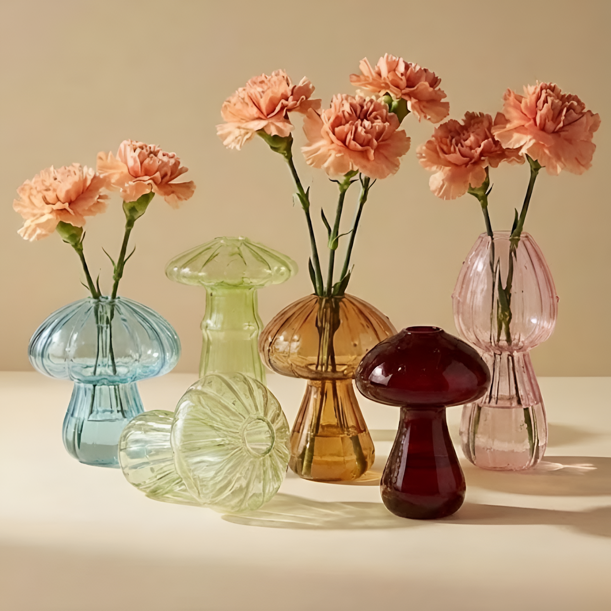 1-ASTRO-HONGO-SET-ASTRO Set de Floreros Medusa - Imagen 1